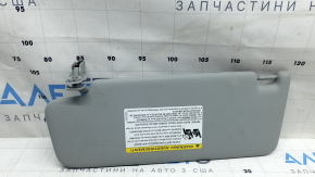 Right sun visor for Audi Q5 80A 18-24, gray, without hook, for cleaning