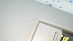 Right sun visor for Audi Q5 80A 18-24, gray, without hook, for cleaning