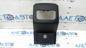 Rear center console trim for Ford Fusion mk5 17-20 black, under the air vents, worn, broken fasteners