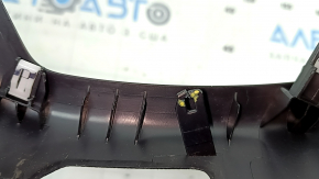 Rear center console trim for Ford Fusion mk5 17-20 black, under the air vents, worn, broken fasteners