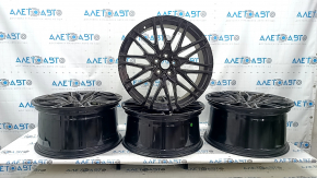 Set of wheels R20x10.5JxET40 R20x9JxET35 BMW 7 G11 G12 16-19 curb, in need of repair