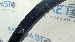 Front right fender arch trim for Audi Q5 80A 18-20 is worn, fasteners are broken, sand