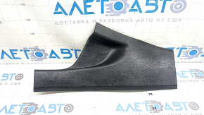 Rear left door sill plate for Ford Fusion mk5 17-20, black, scratches