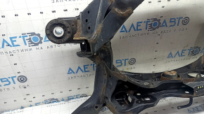 Rear subframe of Toyota Rav4 19-25 hybrid AWD, Japan-built, microcracks in the transmission, rusty