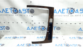 Right center console insert for Audi Q5 80A 18-20, walnut root wood, scratches