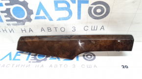 Left front panel insert for Audi Q5 80A 18-24, walnut root wood, scratches