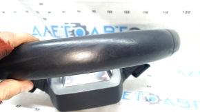 Audi Q5 80A 18-20 leather steering wheel, black, heated, no buttons, scratches, worn
