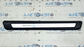 Audi Q5 80A 18-24 black and chrome outer door sill trim, scratches