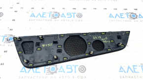 Audi Q5 80A 18-24 Dark Wood Grain Dashboard Inserts, Scratched
