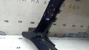Bare front bumper, left side, Audi Q5 80A 18-20, black, for parking sensors, for headlight washers, without plug, chips