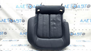 Rear seat cushion upholstery, 2nd row, right, Audi Q5 80A 18-20, black leather, heated, scratches