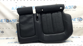 Rear seat cushion upholstery, 2nd row, left, Audi Q5 80A 18-20, black leather, heated, for cleaning
