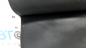 Rear seat cushion upholstery, 2nd row, left, Audi Q5 80A 18-20, black leather, heated, for cleaning