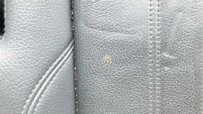 Rear seat cushion upholstery, 2nd row, left, Audi Q5 80A 18-20, black leather, heated, for cleaning
