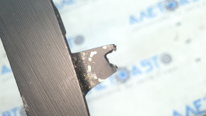 Audi Q5 80A 18-20 center console trim, black structure, broken fasteners