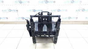 Backrest of the rear row of seats, 2nd row, right, Audi Q5 80A 21-24, black leather, wrinkled