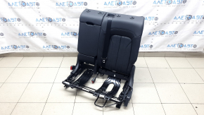 Backrest of the rear row of seats 2nd row left Audi Q5 80A 18-20 black leather, Standard, with belt and armrest, heated, mechanical
