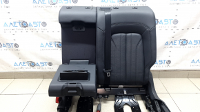 Backrest of the rear row of seats 2nd row left Audi Q5 80A 18-20 black leather, Standard, with belt and armrest, heated, mechanical