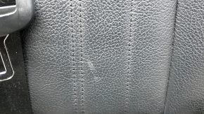 Backrest of the rear row of seats 2nd row left Audi Q5 80A 18-20 black leather, Standard, with belt and armrest, heated, mechanical
