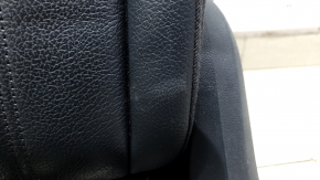 Backrest of the rear row of seats 2nd row left Audi Q5 80A 18-20 black leather, Standard, with belt and armrest, heated, mechanical