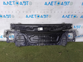 Rear panel VW Passat b8 16-19 2 parts, drilled, black