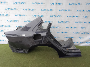 Quarter wing rear right VW Passat b8 16-19 USA on the body, black, pokes