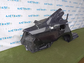 Quarter wing rear right VW Passat b8 16-19 USA on the body, black, pokes