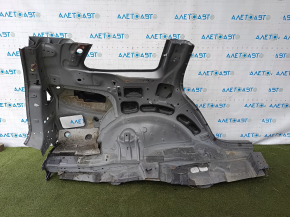 Quarter wing rear left Mercedes GLS-class X166 13-19 silver, on the body, painted, putty 0.4-1.5mm, pokes
