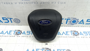 Black steering wheel airbag for the driver's side of the Ford Fusion mk5 17-20