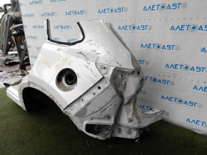 Quarter wing rear left Mazda CX-9 16-23 white, on the body, dented
