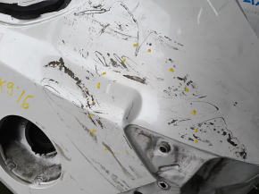 Quarter wing rear left Mazda CX-9 16-23 white, on the body, dented