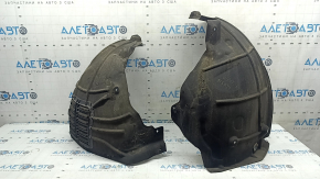Front right fender liner Audi Q5 80A 18-20 2.0T, torn fasteners, broken frame