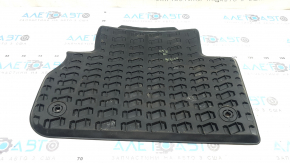 Audi Q5 80A 18-23 black rear left rubber floor mat