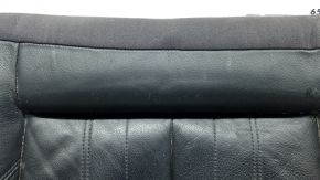 Audi Q5 80A 21-24 passenger seat cushion upholstery, black leather, Standard, heated, wrinkled