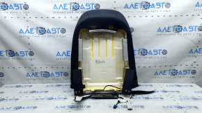 Audi Q5 80A 18-20 black leather passenger seat backrest trim, Standard, heated, worn