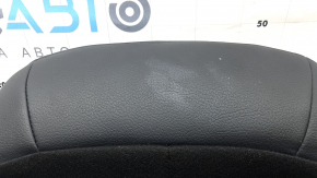 Audi Q5 80A 18-20 black leather passenger seat backrest trim, Standard, heated, worn
