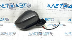 Right side mirror for Subaru Forester 25-26, 11 pins, turn signal, auto-dimming, backlight, BSM, gray