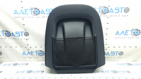 Rear driver's seat backrest trim for Audi Q5 80A 18-24, black, with mesh, scratches, broken fastener