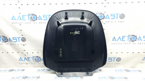 Rear driver's seat backrest trim for Audi Q5 80A 18-24, black, with mesh, scratches, broken fastener