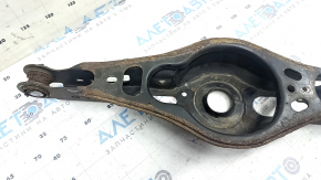 Lower control arm under the rear left spring Toyota Rav4 19-25 silent block for replacement, cut, rusty