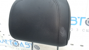 Headrest for driver's seat Audi Q5 80A 18-20 leather, black, worn