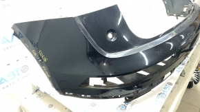 Bare rear bumper, upper part, Audi Q5 80A 18-20, for parking sensors, blue, scratches, broken mount