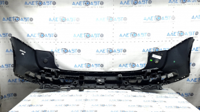 Bare rear bumper, upper part, Audi Q5 80A 18-20, for parking sensors, blue, scratches, broken mount