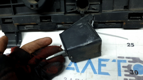Bare rear bumper, upper part, Audi Q5 80A 18-20, for parking sensors, blue, scratches, broken mount