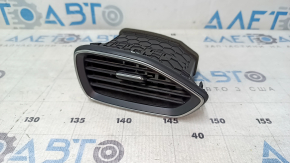 Right air duct deflector Hyundai Santa FE 19-20 black with chrome