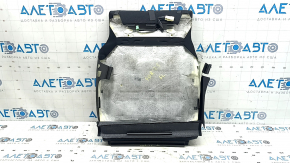 Subaru Forester 25-26 driver's seat cushion upholstery, black leather, blue stitching, perforation, heated