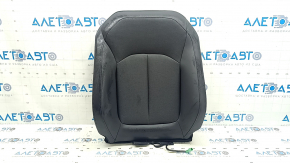 Subaru Forester 25-26 driver's seat back upholstery, black leather, blue stitching, perforation, heated