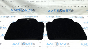 Set of fabric floor mats for BMW 3 F30 12-18 black, for cleaning