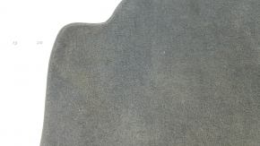 Set of fabric floor mats for BMW 3 F30 12-18 black, for cleaning