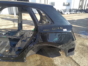 Quarter wing rear left Audi Q5 80A 18-24 on the body, black, butt